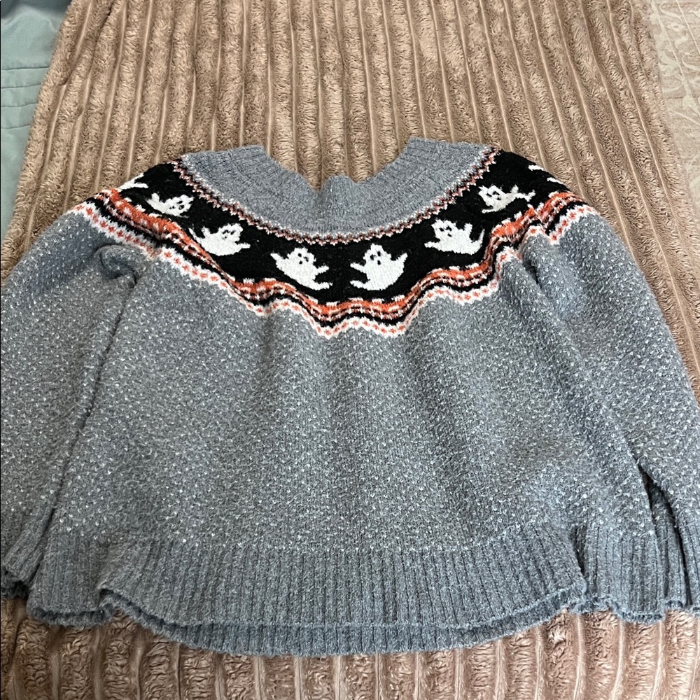 Maurices Gray Ghost Pattern Sweater